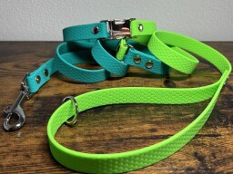 Hexa set modrozelená x svítivě zelená